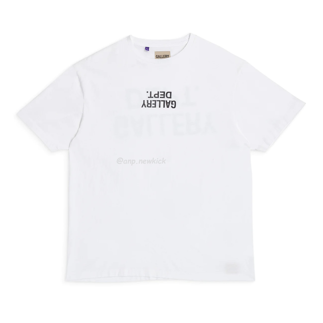 Gallery Dept Fucked Up Reverse English Logo Printed Short Sleeve T Shirt (3) - newkick.vip